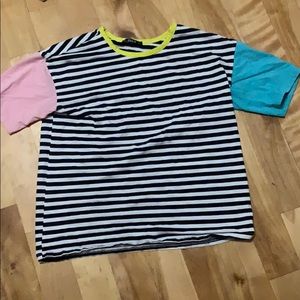 Striped multi color shirt
